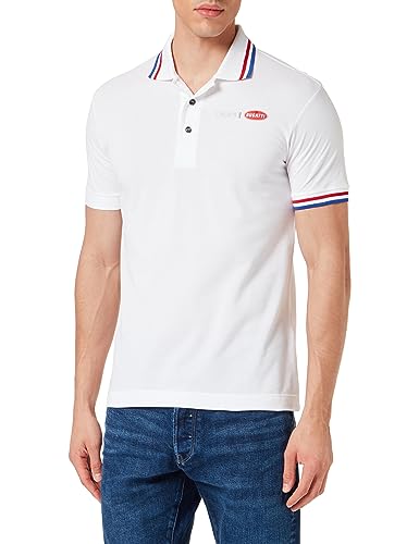 UYN for BUGATTI O102397-W000 KURZÄRMELIGES Poloshirt T-Shirt Herren White M von UYN for BUGATTI