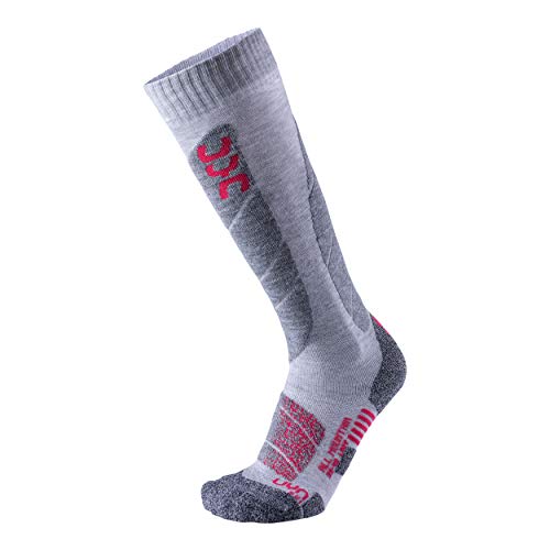 UYN ALL MOUNTAIN DAMEN SKISOCKEN 39/40, Light Grey Melange/Coral UYN ALL MOUNTAIN DAMEN SKISOCKEN 39/40, Light Grey Melange/Coral von UYN