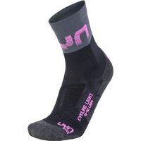 UYN Cycling Light Fahrradsocken mit Cool-Air-Flow Technologie aus Natex Damen black/grey/rose violet 39-40 UYN Cycling Light Fahrradsocken mit Cool-Air-Flow Technologie aus Natex Damen black/grey/rose violet 39-40 von Uyn