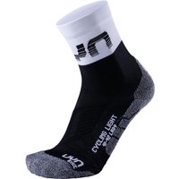 UYN Cycling Light Fahrradsocken mit Cool-Air-Flow Technologie aus Natex Damen black/white 41-42 von Uyn