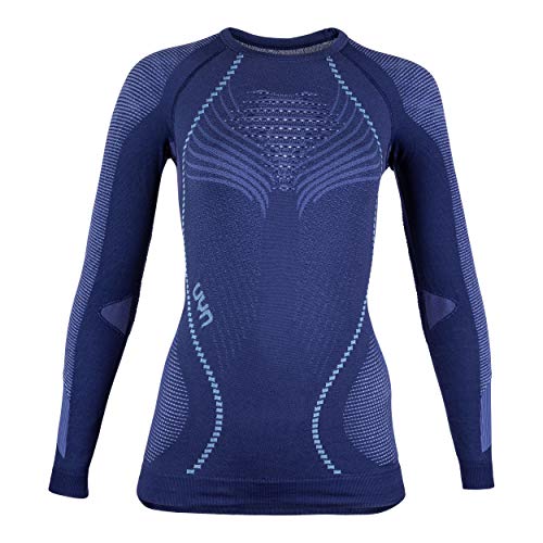 UYN Damen Ambityon Uw undertrøje Damen Unterhemd, Deep Blue/White/Light Blue, L-XL EU von UYN