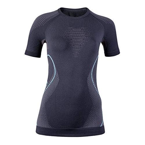 UYN Damen Evolutyon Uw Shirt, Charcoal/Anthracite/Aqua, S/M von UYN