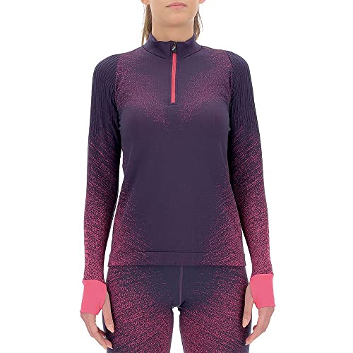 UYN Damen Running Exceleration Sweatshirt, Plum/Pink Yarrow, XL UYN Damen Running Exceleration Sweatshirt, Plum/Pink Yarrow, XL von UYN