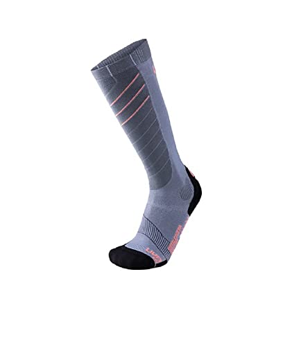 UYN Damen Socke SKI Superleggera Socke, Silver/Coral, 41/42, S100106 UYN Damen Socke SKI Superleggera Socke, Silver/Coral, 41/42, S100106 von UYN