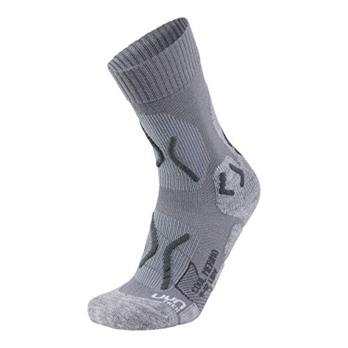 UYN Damen Trekking Cool Merino Damen Socke, Light Grey Melange/Pearl Grey, 39-40 EU UYN Damen Trekking Cool Merino Damen Socke, Light Grey Melange/Pearl Grey, 39-40 EU von UYN