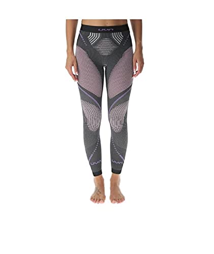 UYN Damen Hose Evolutyon UW Long Melange Hose, Anthracite Melange/Raspberry/Purple, XS, U100020 UYN Damen Hose Evolutyon UW Long Melange Hose, Anthracite Melange/Raspberry/Purple, XS, U100020 von UYN