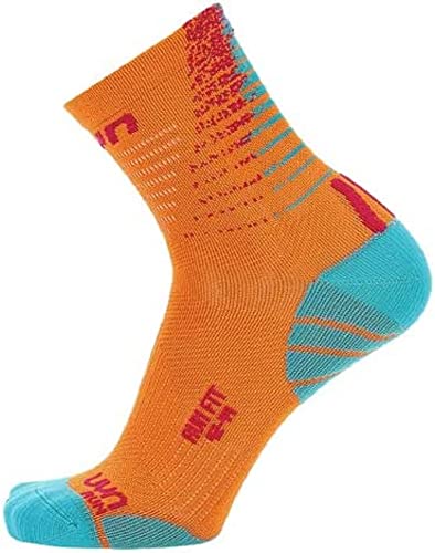 UYN Fit Socke Orange/Turquoise 38 von UYN