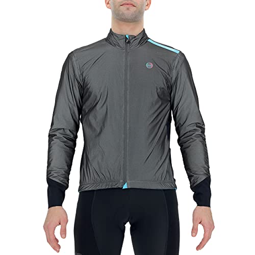 UYN Herren Be Seen Aerofit Funktionsjacke, Blackboard Melange/Iridescent, L UYN Herren Be Seen Aerofit Funktionsjacke, Blackboard Melange/Iridescent, L von UYN