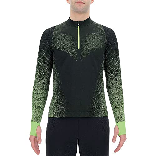 UYN Herren Exceleration Sweatshirt, Black/Yellow Fluo, L UYN Herren Exceleration Sweatshirt, Black/Yellow Fluo, L von UYN