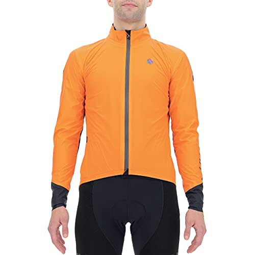 UYN Herren Packable Funktionsjacke, Orange/Black, L von UYN