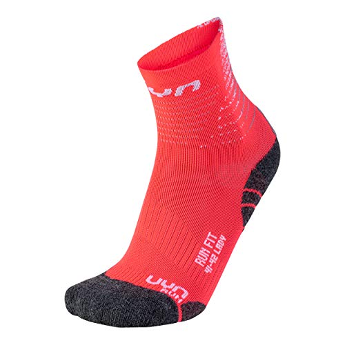 UYN Herren Run Fit Socke, Coral Fluo/White, 30 EU von UYN