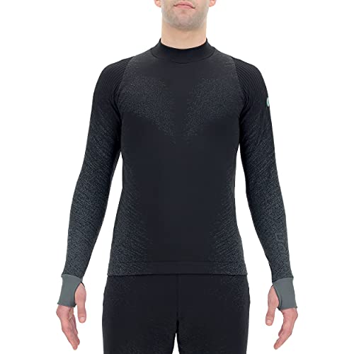 UYN Herren Running Exceleration Sweatshirt, Black/Cloud, XL von UYN