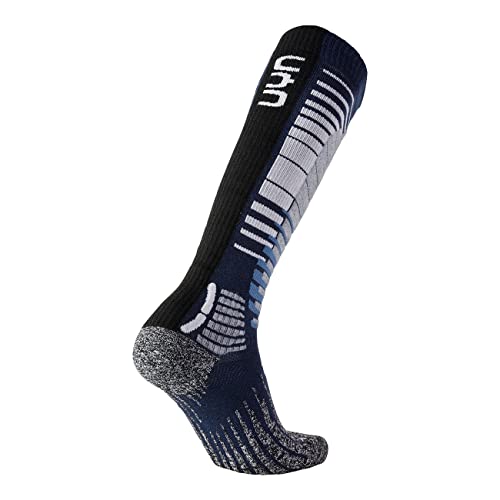 UYN Herren Ski Snowboard Socke, Dark Blue/Grey Melange, 39/41 UYN Herren Ski Snowboard Socke, Dark Blue/Grey Melange, 39/41 von UYN