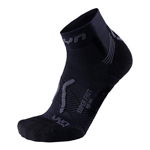 UYN Herren Super Fast Runningsocken, Black/Anthracite, 35-38 UYN Herren Super Fast Runningsocken, Black/Anthracite, 35-38 von UYN