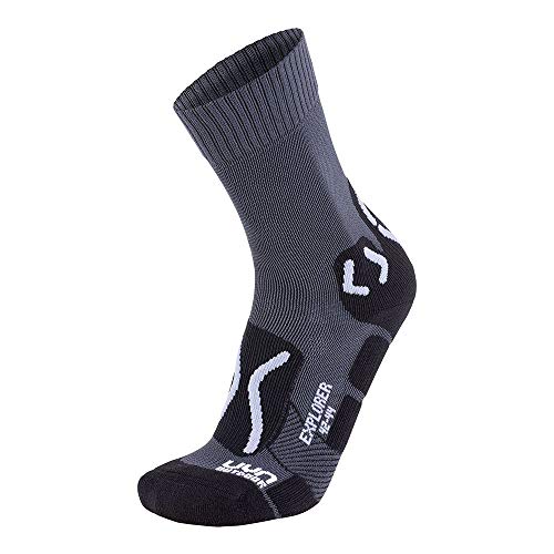 UYN Herren Trekking Outdoor Explorer Socke, Anthracite/Pearl Grey, 35/38 UYN Herren Trekking Outdoor Explorer Socke, Anthracite/Pearl Grey, 35/38 von UYN