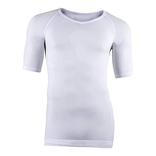 UYN Herren Visyon Light 2.0 Uw Sh_sl V-hals skjorte Herren T shirt, Weiß, XXL EU von UYN