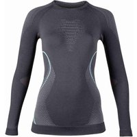 UYN Evolutyon langarm Funktionshirt Damen charcoal/anthrazit/aqua L/XL von Uyn