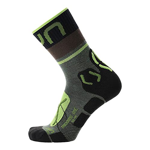 UYN M Trekking One Merino Socks Grün - Merino Atmungsaktive komfortable Herren Wandersocken, Größe 42-44 - Farbe Green UYN M Trekking One Merino Socks Grün - Merino Atmungsaktive komfortable Herren Wandersocken, Größe 42-44 - Farbe Green von UYN