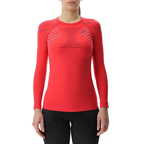 UYN O102476 Running ULTRA1 OW Long SL_ T-Shirt Women's Rosenrot/Flieder/Pfau L von UYN