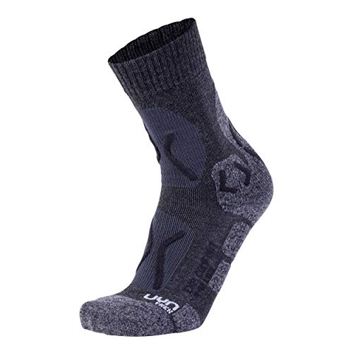 UYN Damen Trekking Explorer Comfort Damen Socke, Anthracite/Black, 35-36 EU UYN Damen Trekking Explorer Comfort Damen Socke, Anthracite/Black, 35-36 EU von UYN