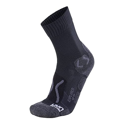 UYN Herren trekking outdoor explorer sok Herren Socke, Black/Anthracite, 41 EU UYN Herren trekking outdoor explorer sok Herren Socke, Black/Anthracite, 41 EU von UYN