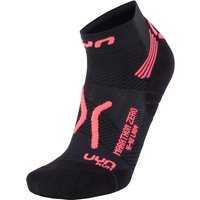 UYN Run Marathon Zero Laufsocken mit Cool-Air-Flow Technologie aus Natex Damen black/coral 41-42 von Uyn