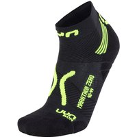 UYN Run Marathon Zero Laufsocken mit Cool-Air-Flow Technologie aus Natex Herren black/yellow fluo 39-41 von Uyn