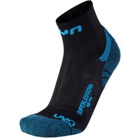 UYN Run Superleggera Laufsocken mit Cool-Air-Flow Technologie aus Natex Herren black/indigo 39-41 von Uyn