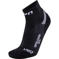 UYN Run Superleggera Laufsocken mit Cool-Air-Flow Technologie aus Natex Herren black/pearl grey 39-41 von Uyn