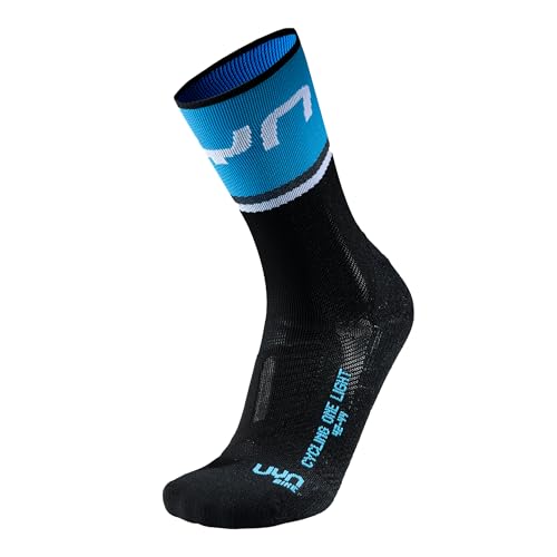 UYN S100287 CYCLING ONE LIGHT Socks Men's Schwarz/Kobaltblau 44 UYN S100287 CYCLING ONE LIGHT Socks Men's Schwarz/Kobaltblau 44 von UYN