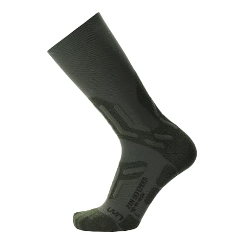 UYN S100303-E198 2IN DEFENDER HIGH Socks Herren Tactical Green 45/47 von UYN