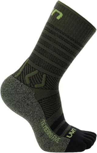 UYN S100322-E199 TREKKING FIVE MERINO Socks Herren Military/Black 47 von UYN