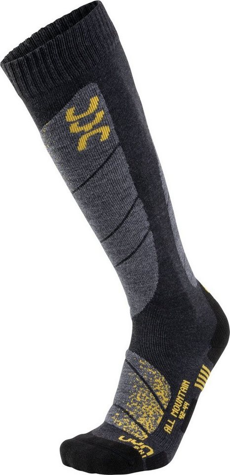 UYN Skisocken UYN MAN SKI ALL MOUNTAIN SOCKS G726 Anthracite Mel/Yell UYN Skisocken UYN MAN SKI ALL MOUNTAIN SOCKS G726 Anthracite Mel/Yell von UYN