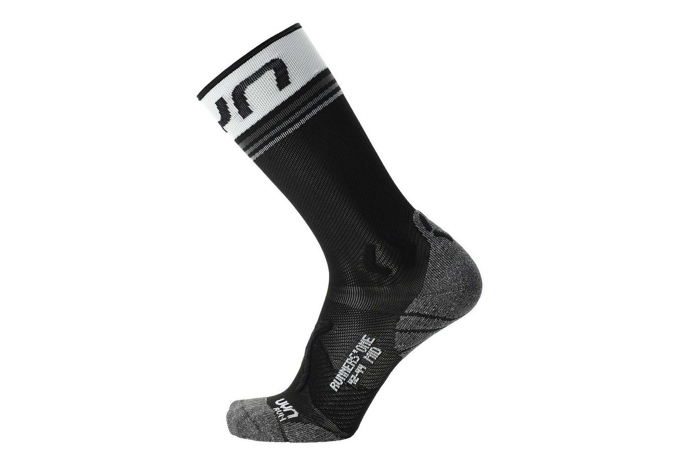 UYN Sportsocken Herren Running Socken - One Mid Socks, Crew von UYN