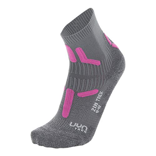 UYN Trekking 2In Socken Mid Grey/Pink 37/38 UYN Trekking 2In Socken Mid Grey/Pink 37/38 von UYN