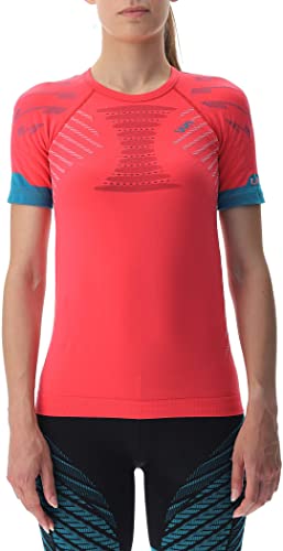 UYN Ultra1 T-Shirt Rose Red/Lillac/Peacock S von UYN