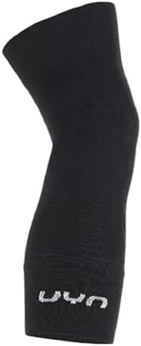 UYN Knee Warmer-O101287 Uni Knielinge, Black, L/XL von UYN