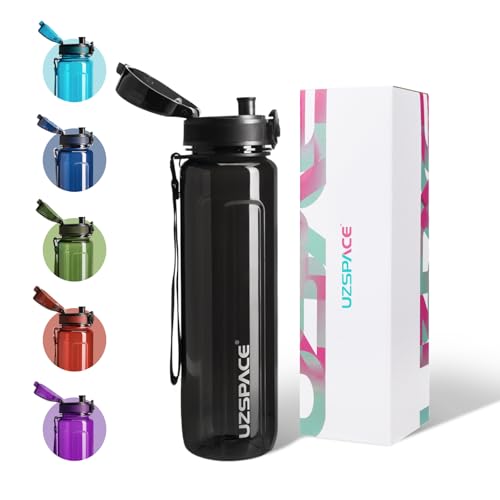 UZSPACE Trinkflasche 500ml / 750ml / 950ml, Trinkflasche Kinder Auslaufsicher, BPA-frei & Tritan Wasserflasche für fahrrad, fitness,Outdoor UZSPACE Trinkflasche 500ml / 750ml / 950ml, Trinkflasche Kinder Auslaufsicher, BPA-frei & Tritan Wasserflasche für fahrrad, fitness,Outdoor von UZSPACE
