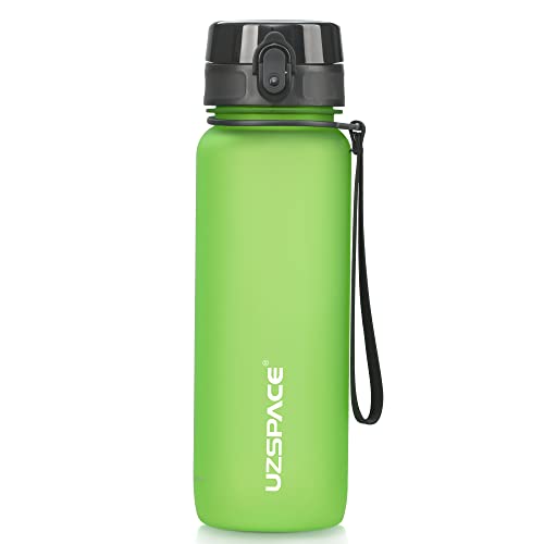 UZSPACE Trinkflasche 500ml/800ml/1l/1.5l, Sport Trinkflasche Kinder Auslaufsicher, Tritan & BPA-frei Wasserflasche für fahrrad, fitness,Outdoor von UZSPACE