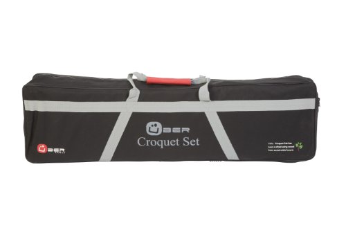 Uber Games Luxeriöse Tasche für Croquet/Krocket Sets mit Fächern für sicheren Transport - Robust und mit Verschluss - Perfekt fur Schlager und Balle und Tore - Luxe Uber Games Luxeriöse Tasche für Croquet/Krocket Sets mit Fächern für sicheren Transport - Robust und mit Verschluss - Perfekt fur Schlager und Balle und Tore - Luxe von Uber Games