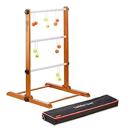 Profi Leitergolf, Laddergolf von Ubergames Qualität Spiele - In Luxus TrageTasche - hartholz, harte golf Bolas - Echte Golfballe mit Tau - Model 2021 Komplett Profi Leitergolf, Laddergolf von Ubergames Qualität Spiele - In Luxus TrageTasche - hartholz, harte golf Bolas - Echte Golfballe mit Tau - Model 2021 Komplett von Uber Games