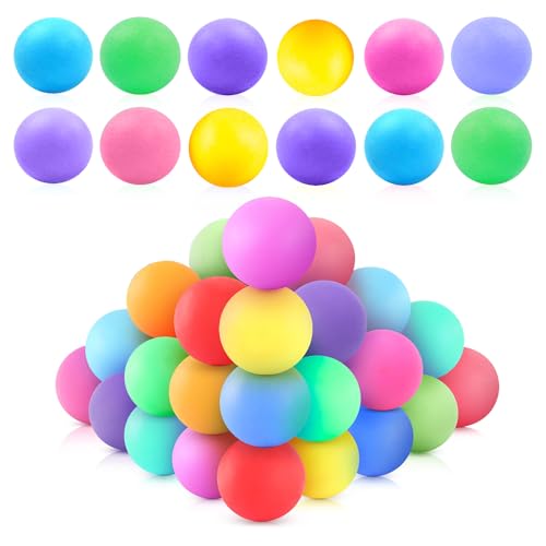 Udbrud 40 Stück Bunte Tischtennisbälle, Mischfarbe Spaß Bälle Training Ping Pong Bälle 40mm Premium Training Tischtennis Ball für Berufsausbildung Pitching Maschine Spiele Geschenke Udbrud 40 Stück Bunte Tischtennisbälle, Mischfarbe Spaß Bälle Training Ping Pong Bälle 40mm Premium Training Tischtennis Ball für Berufsausbildung Pitching Maschine Spiele Geschenke von Udbrud