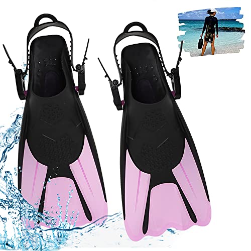 Udbrud Schnorchelflossen, Verstellbare Flossen mit Tasche Unisex Taucherflossen Gr.34-38 Kurze Schwimmflossen für Erwachsene und Kinder zum Schnorcheln, Schwimmen und Tauchen Udbrud Schnorchelflossen, Verstellbare Flossen mit Tasche Unisex Taucherflossen Gr.34-38 Kurze Schwimmflossen für Erwachsene und Kinder zum Schnorcheln, Schwimmen und Tauchen von Udbrud