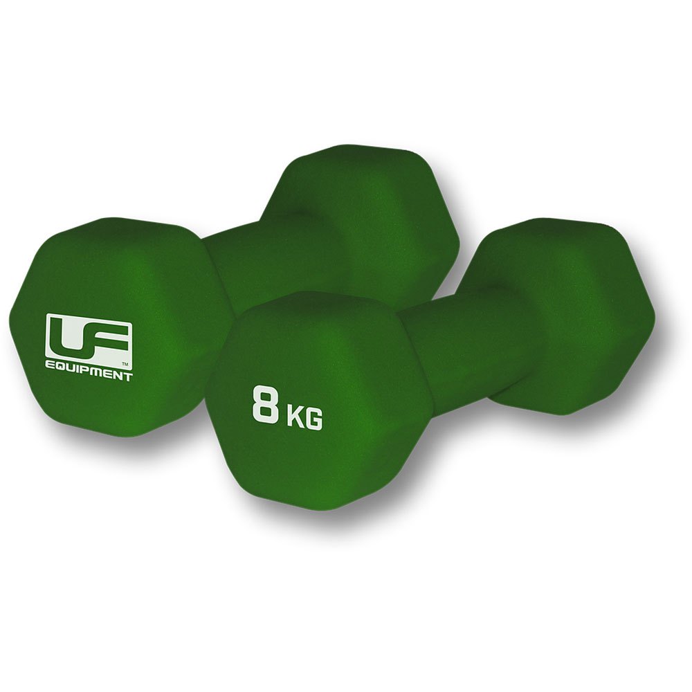 Ufe Hex Neoprene Coated Dumbbell 2 Units Grün 8 kg Ufe Hex Neoprene Coated Dumbbell 2 Units Grün 8 kg von Ufe