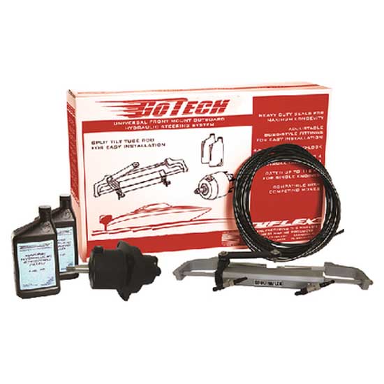 Uflex Gotech 10 Hydraulic Steering System Kit Schwarz von Uflex