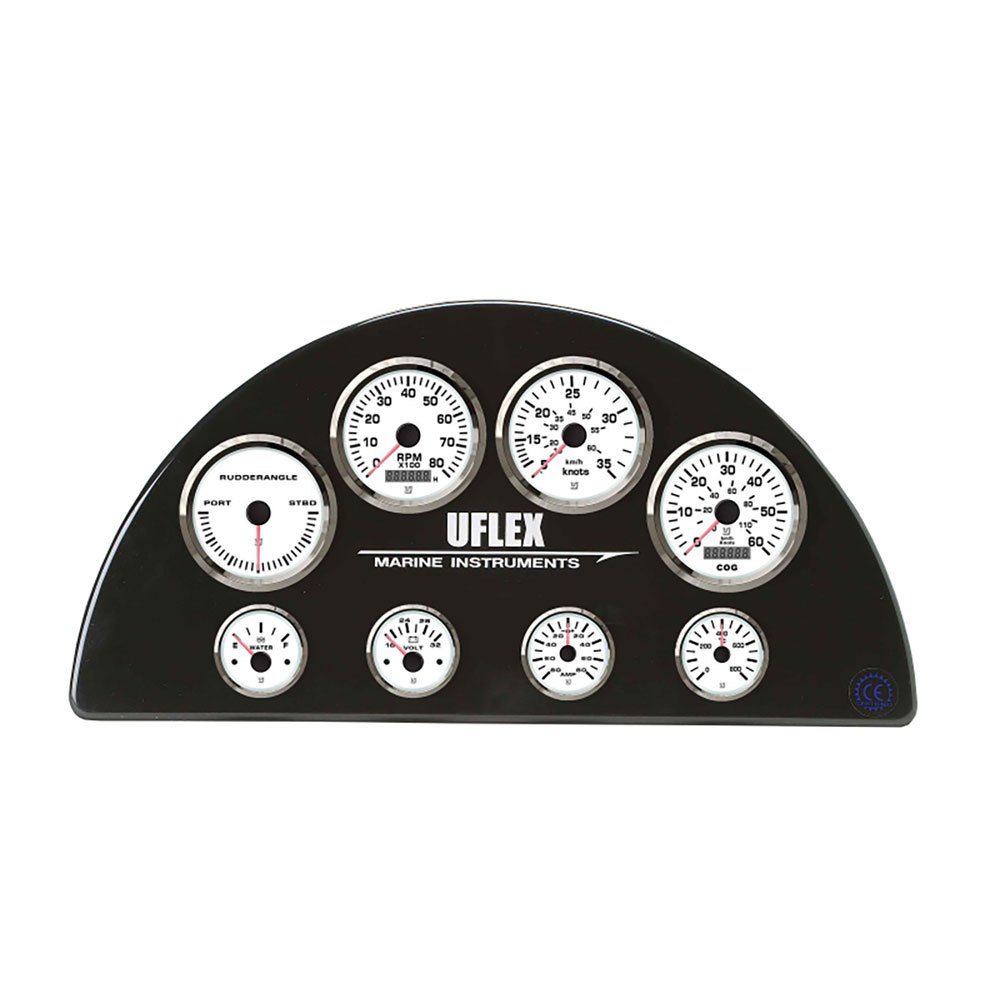 Uflex Ultra 10bar Manometer Silber von Uflex