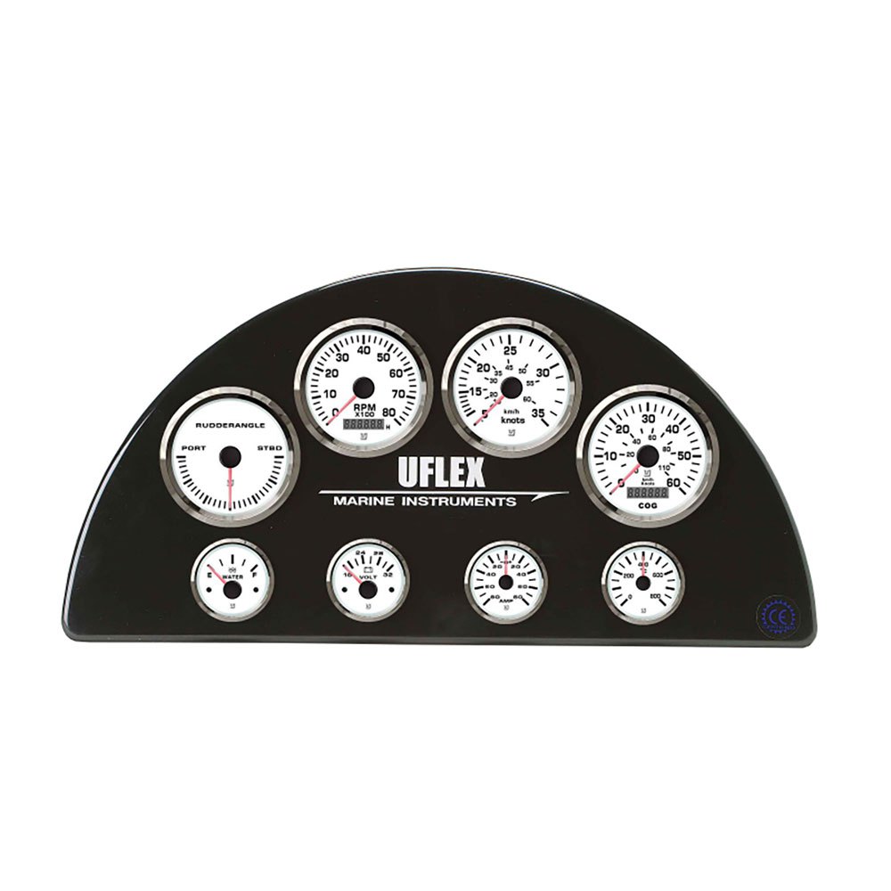 Uflex Ultra 65 Knots Speedometer Silber von Uflex