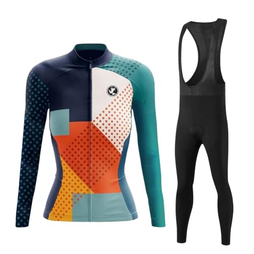 Uglyfrog Damen Radtrikot Set mit Fleecefutter Winddichte Warm Fahrradbekleidung Langarm MTB Fahrradjacke & Radlerhose für Herbst Winter Uglyfrog Damen Radtrikot Set mit Fleecefutter Winddichte Warm Fahrradbekleidung Langarm MTB Fahrradjacke & Radlerhose für Herbst Winter von Uglyfrog-2