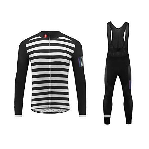 Uglyfrog Radtrikot Set Winter Herren Langarm Fahrradtrikot + Fahrradbekleidung 3D Gepolsterte Hosen Thermo Radsport Anzüge von Uglyfrog-2