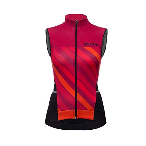 Uglyfrog Westen Damen Ärmellos Radtrikot Fahrradtrikot Fahrradbekleidung für Frau mit Elastische Mode Atmungsaktive Schnell Trocknen Stoff MJWL01F Uglyfrog Westen Damen Ärmellos Radtrikot Fahrradtrikot Fahrradbekleidung für Frau mit Elastische Mode Atmungsaktive Schnell Trocknen Stoff MJWL01F von Uglyfrog-2